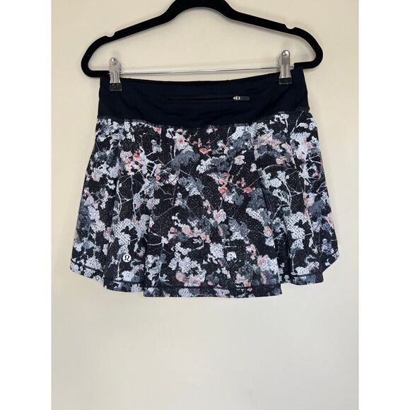 Lululemon Pace Rival Skirt (Tall) in Spring Bloom Multi - Picture 2 of 8